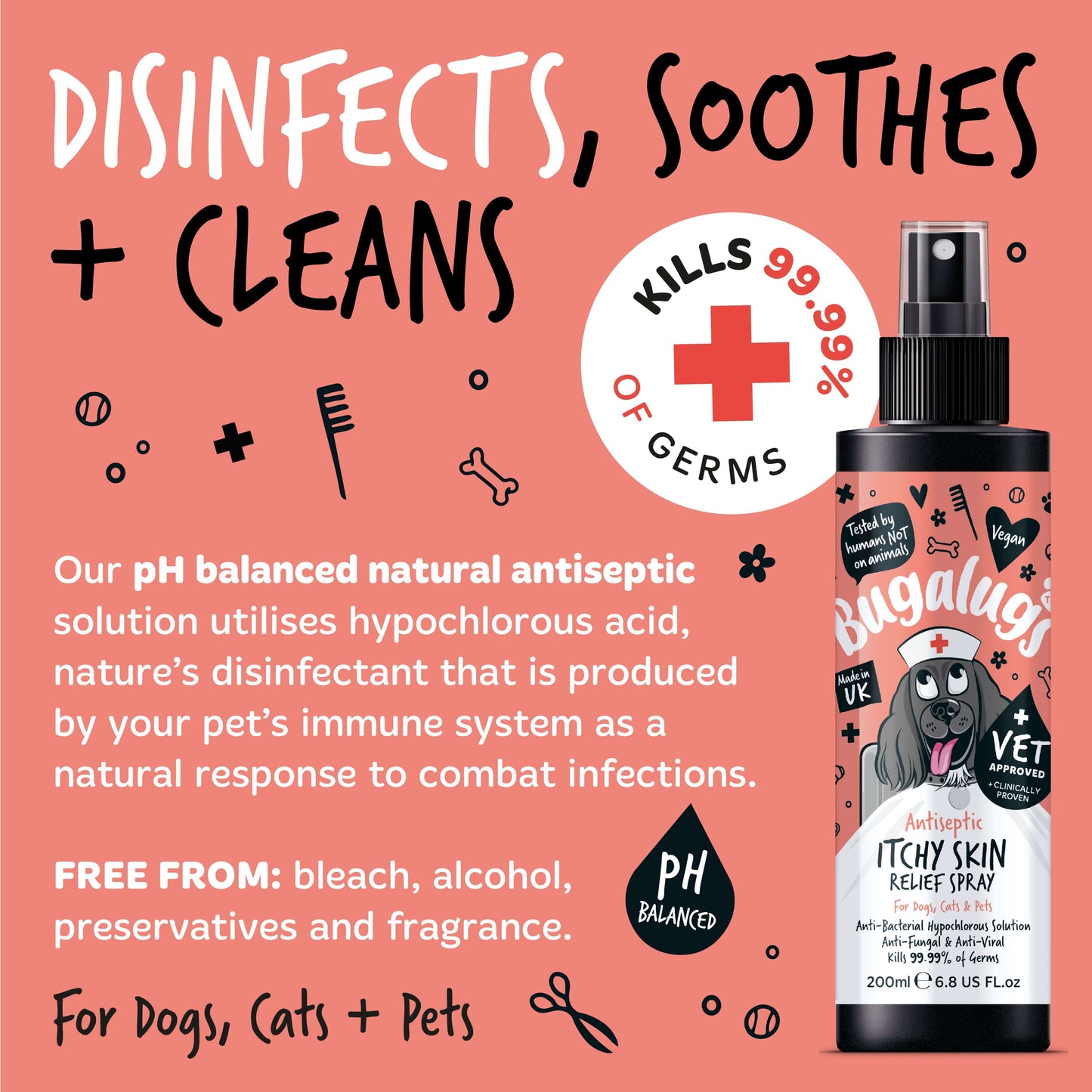 image with features of Antiseptic Itchy Skin Relief Spray