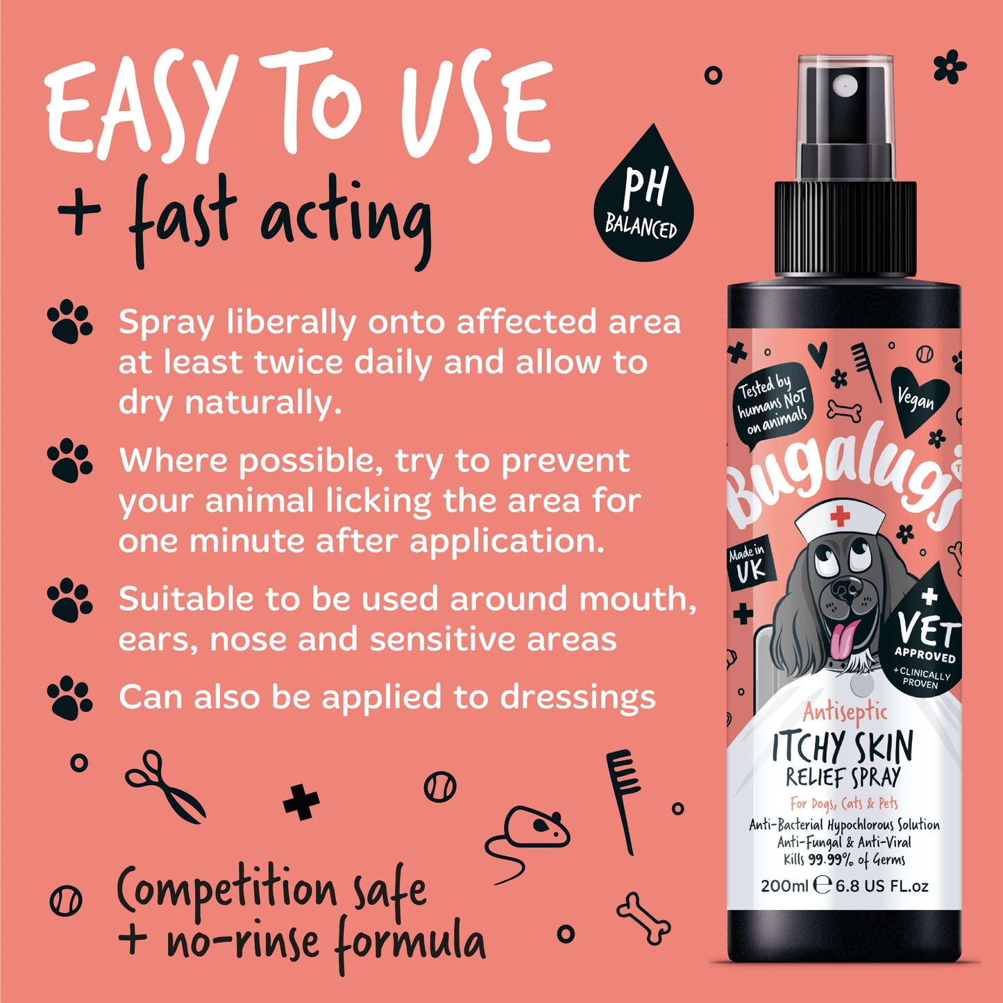 how to use Antiseptic Itchy Skin Relief Spray