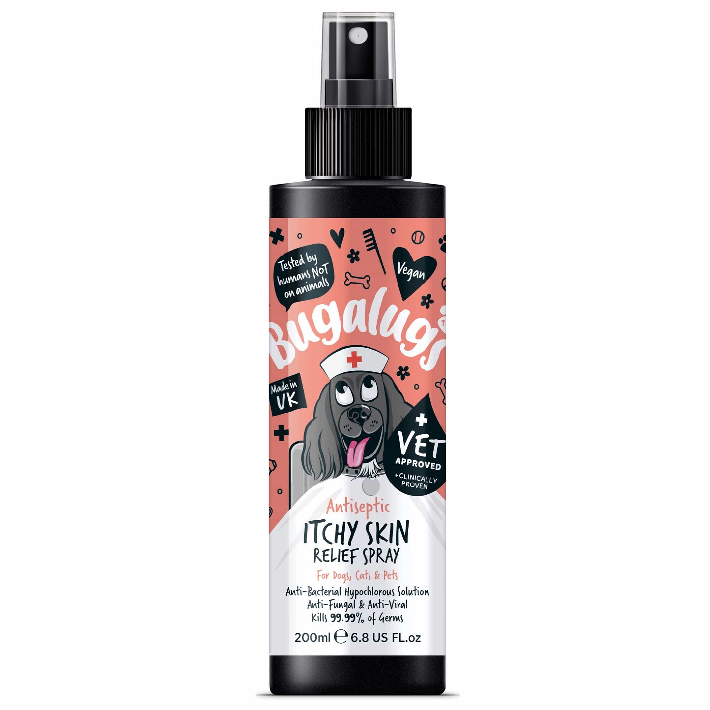image showing Antiseptic Itchy Skin Relief Spray bottle