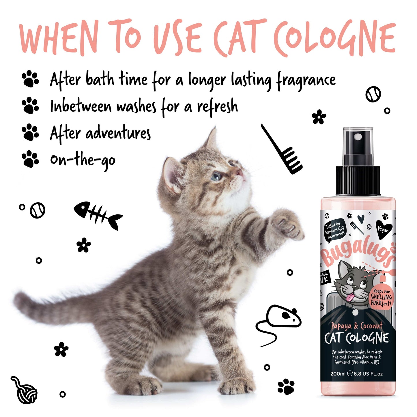 when to use Papaya & Coconut Cat Cologne
