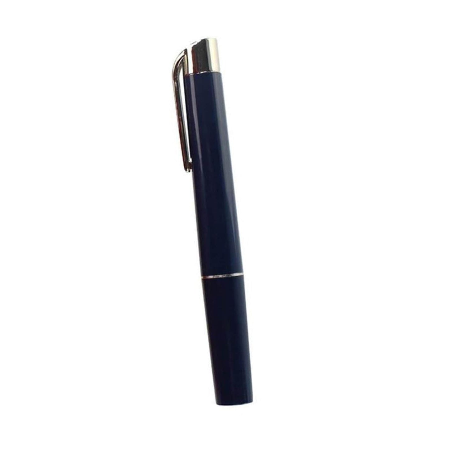 side view of blue pen torch