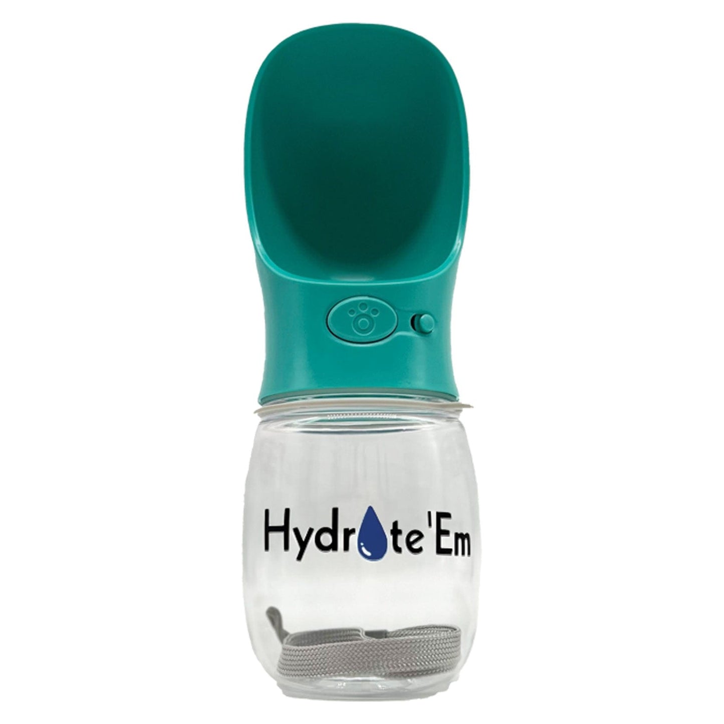 Hydrate'Em travel water bottle 28oml blue