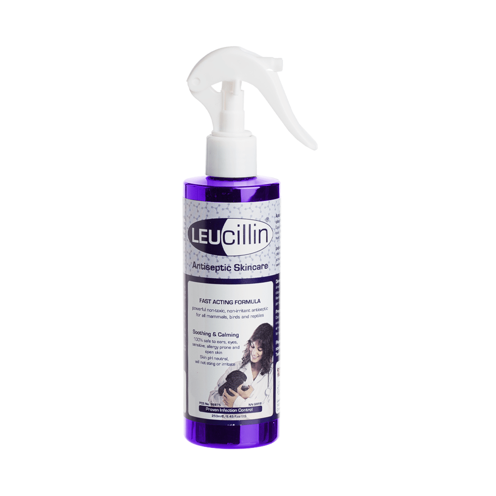leucillin antiseptic care spray bottle