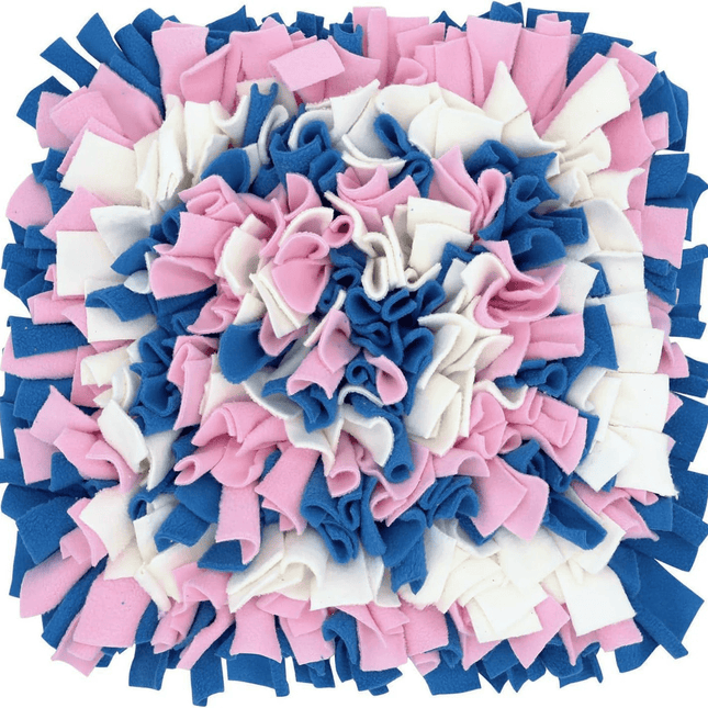 blue pink and white noseypaws snuffle mat
