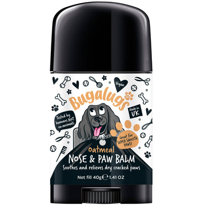 Bugalugs Oatmeal Nose & Paw Balm – Deep Moisture for Dry, Cracked Skin