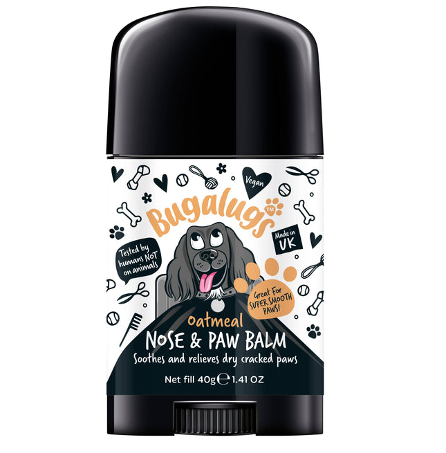 Bugalugs Oatmeal Nose & Paw Balm – Deep Moisture for Dry, Cracked Skin