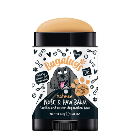 Bugalugs Oatmeal Nose & Paw Balm – Deep Moisture for Dry, Cracked Skin