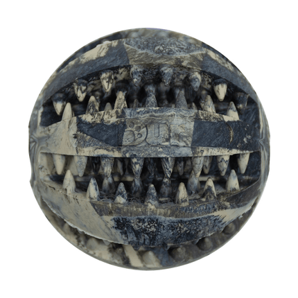 Dur treat ball in blue and white