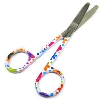 Nurses dressing scissors floral