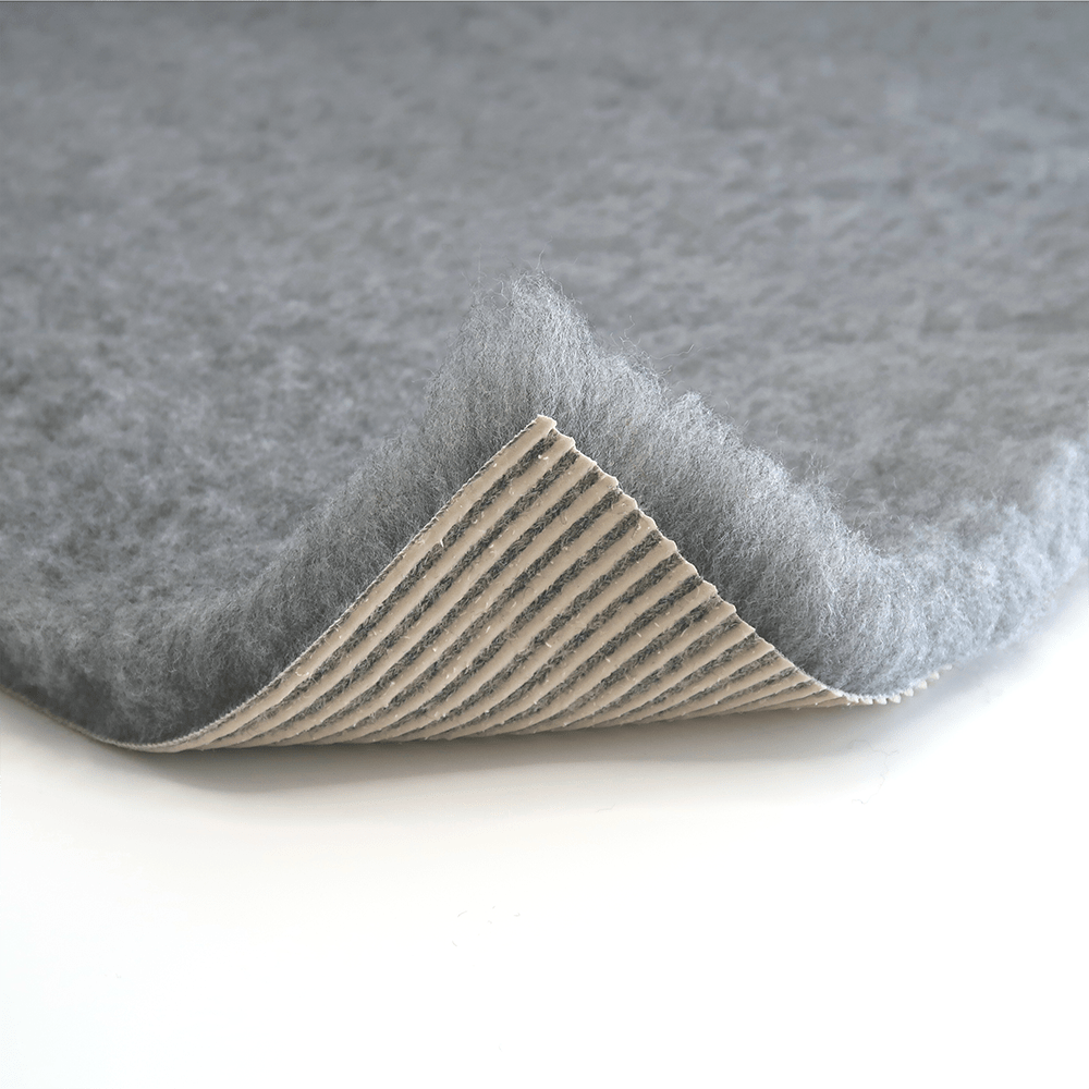Plain non-slip ProFleece vet bedding grey