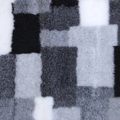 Patchwork vet bedding by ProFleece black and white