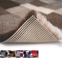 Patchwork vet bedding by ProFleece showing colour options