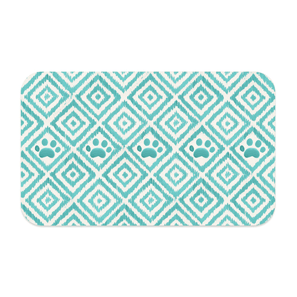 Paw ikat Pet Placemat