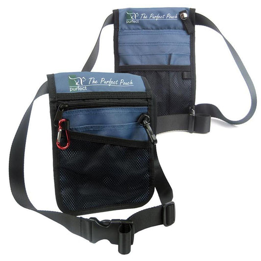 blue nurses pocket pouch for instruments pick pocket