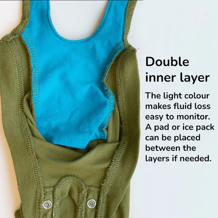 Suitical Recovery Suit for Rabbits - Green