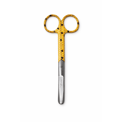 Patterned Dressing Scissors – 5½" Curved Stainless Steel