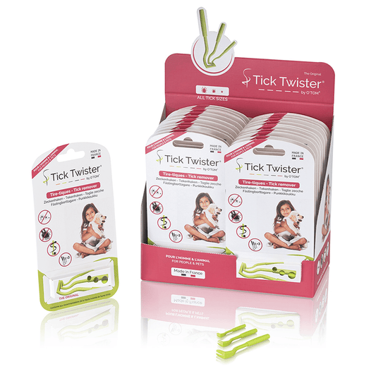 tick twister pack of 3 hooks in a blister pack