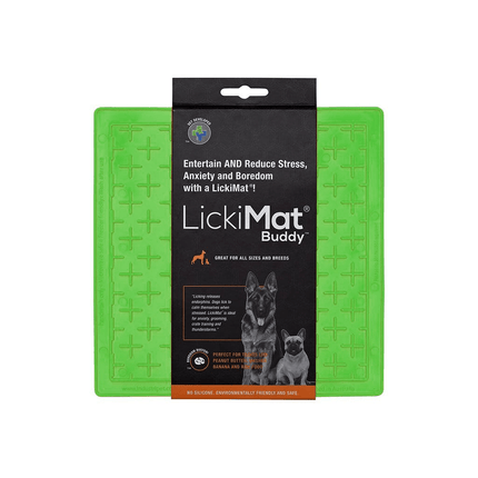 Lickimat buddy in green