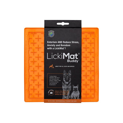 Lickimat buddy in orange