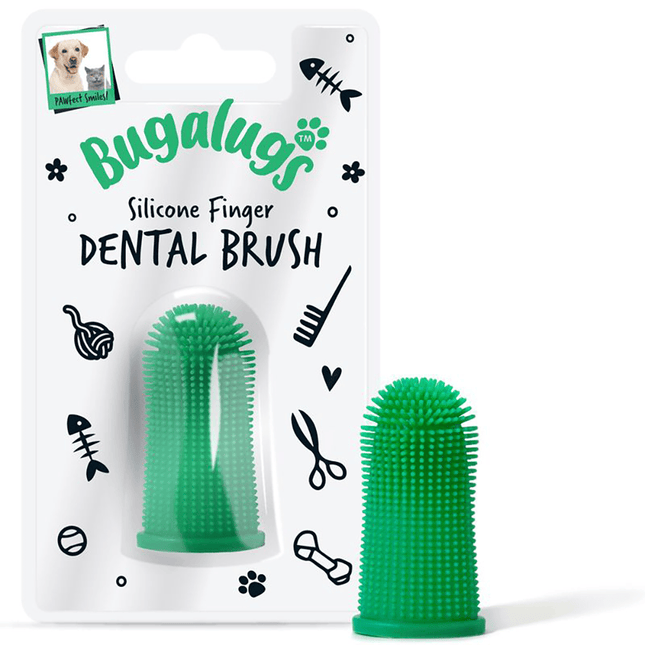 Bugalugs™ Silicone Finger Toothbrush – Gentle and Effective Oral Care for Your Pet