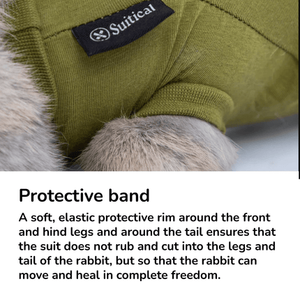 Suitical Recovery Suit for Rabbits - Green