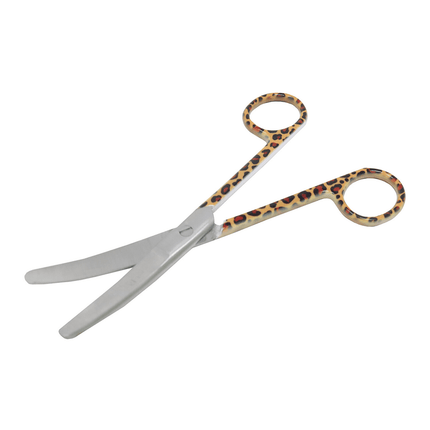 Patterned Dressing Scissors – 5½" Curved Stainless Steel