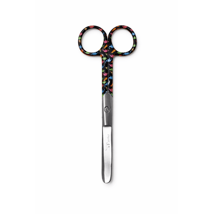 Patterned Dressing Scissors – 5½" Curved Stainless Steel