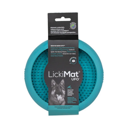 LickiMat UFO Slow Feeder with Suction Cups blue