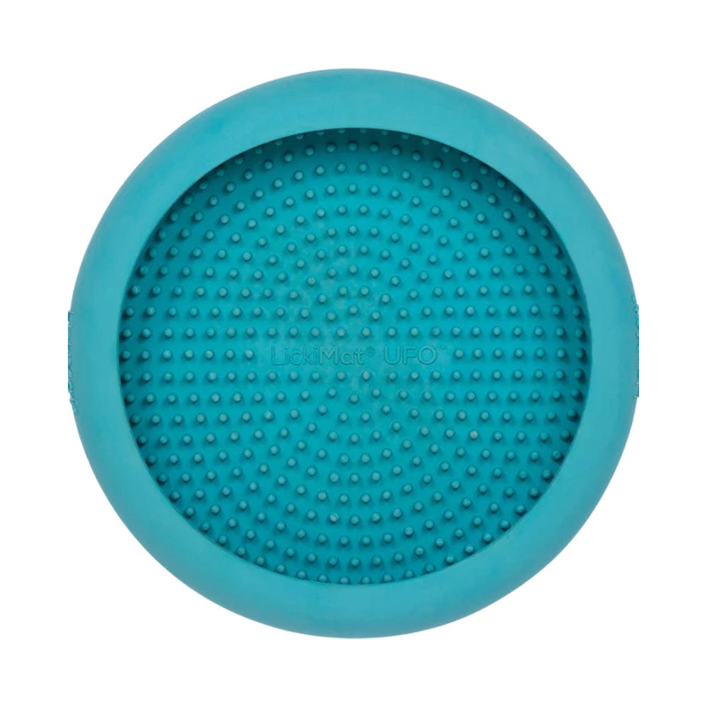 LickiMat UFO Slow Feeder with Suction Cups showing inside