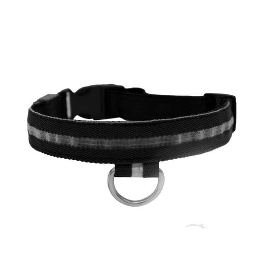 light'em light up collar black