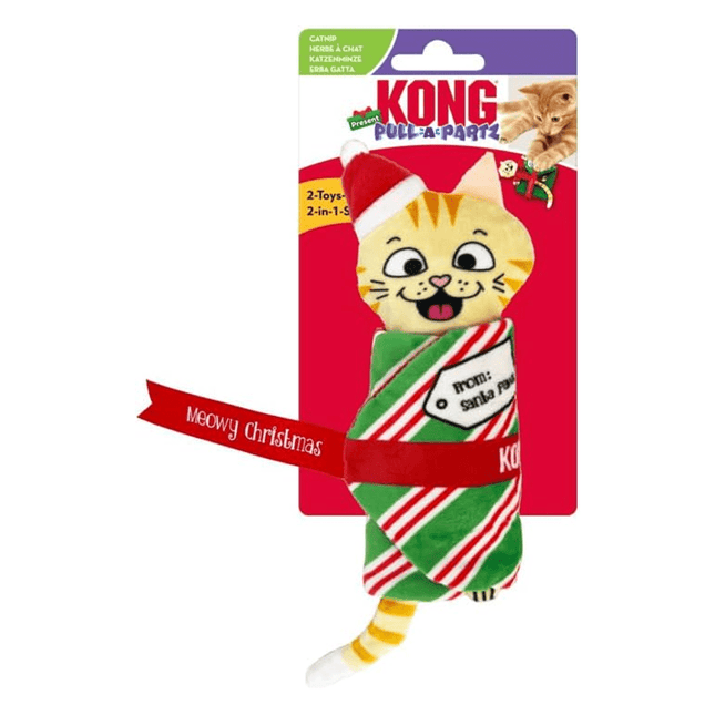 KONG Holiday Cat Pull A Partz Present
