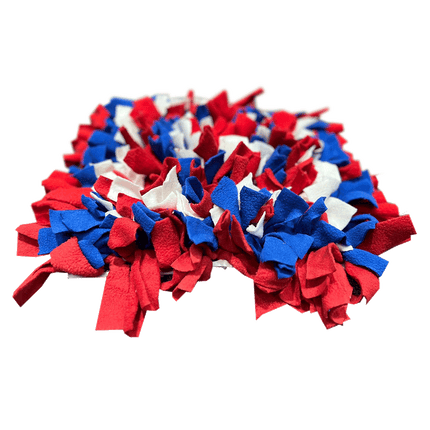 red white and blue noseypaws snuffle mat