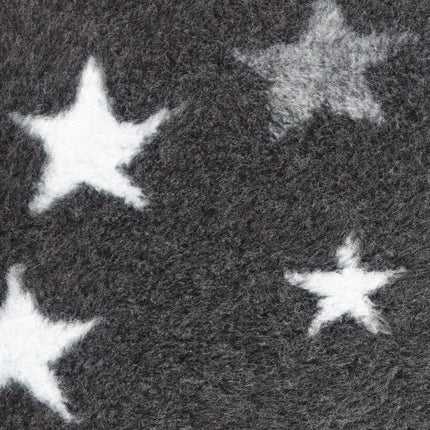 Non slip ProFleece Star pattern  white