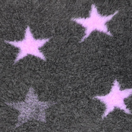 Non slip ProFleece Star pattern lilac