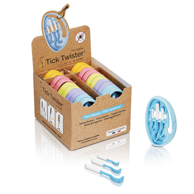 Tick Twister® ClipBox – Safe & Simple Tick Removal for Pets and People - 3 Hooks