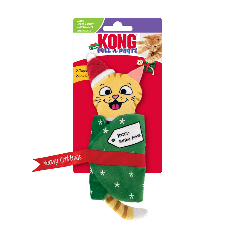 KONG Holiday Cat Pull A Partz Present